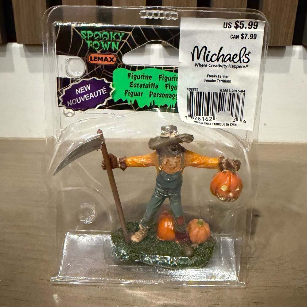 Lemax Spooky Town Freaky Farmer Figurine